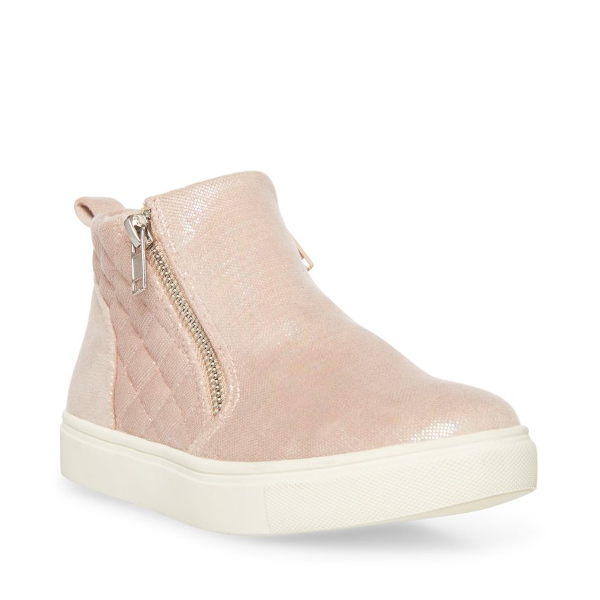 Pink Steve Madden Areggie Kids' Sneakers | PH 1352VQK